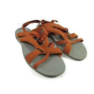 Keen Sandals  Orange Strappy Ankle Strap  Womens size  US 7.5  EUR 38